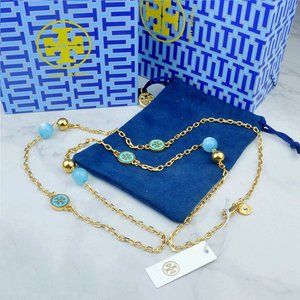 Tory Burch Jewelry - Tory Burch Blue Multi Pendant Necklace Tory Burch Jewelry - Tory Burch Blue Multi Pendant Necklace